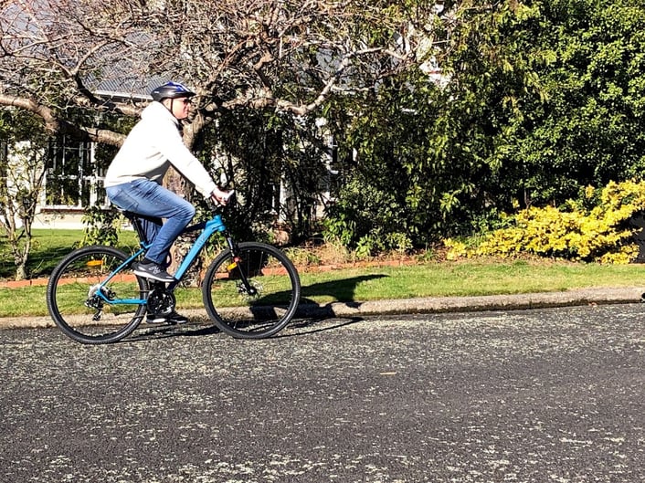 biking